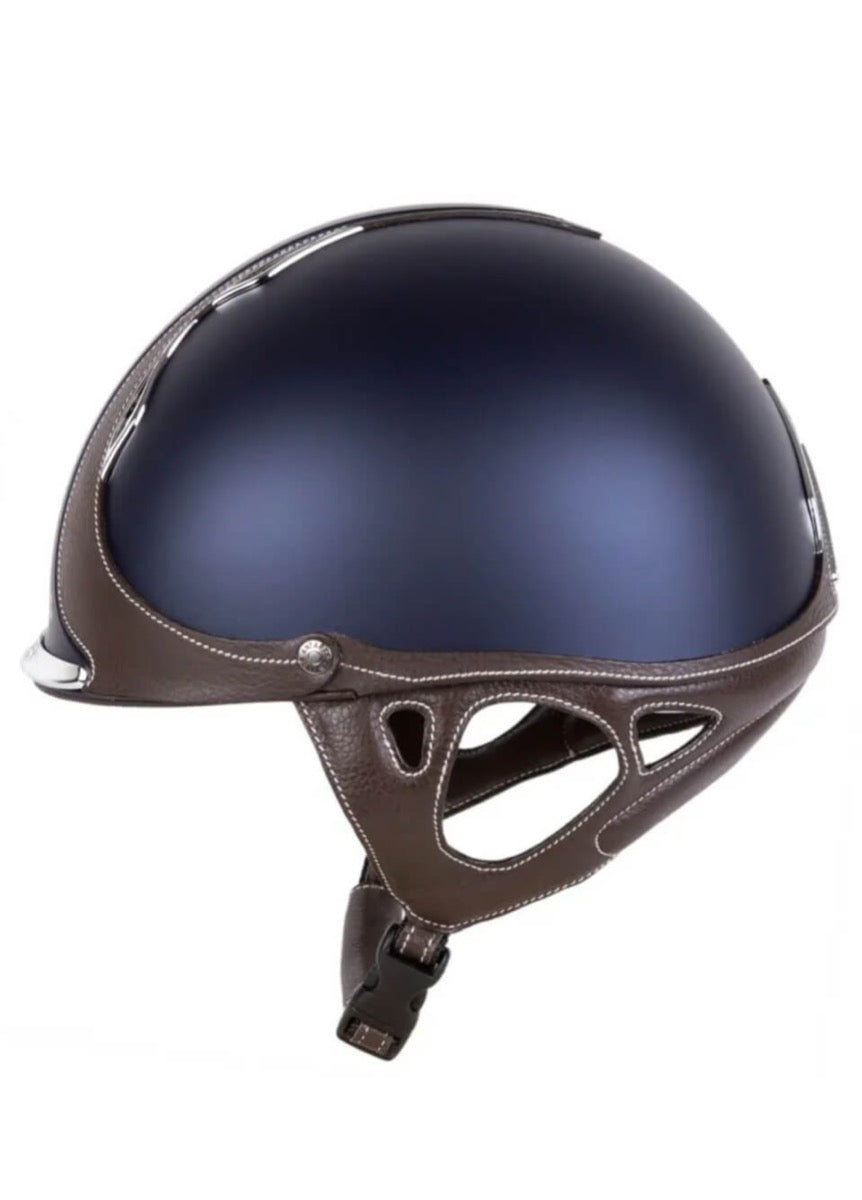 Antares Galaxy Jockey Helmet - Blue/Brown