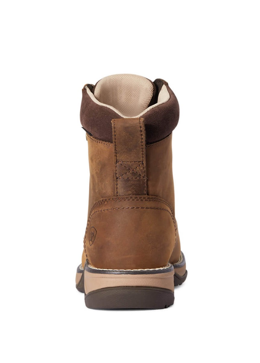 Ariat Anthem Round Toe H20 Lacer Boot - Distressed Brown
