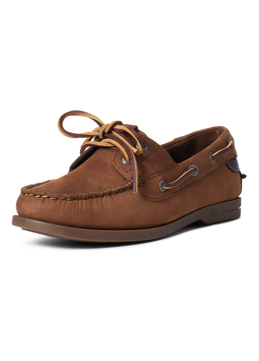 Ariat Antigua Boat Shoe - Walnut