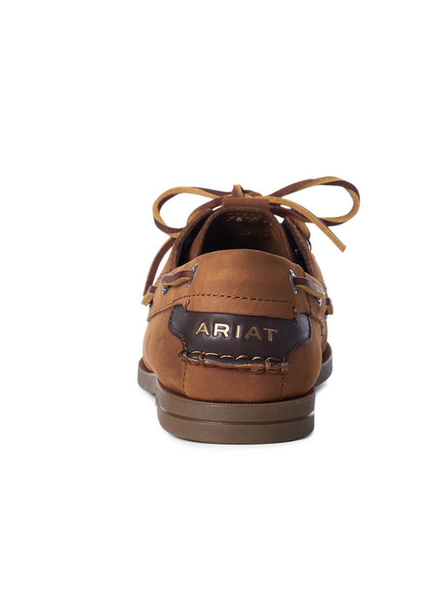 Ariat Antigua Boat Shoe - Walnut