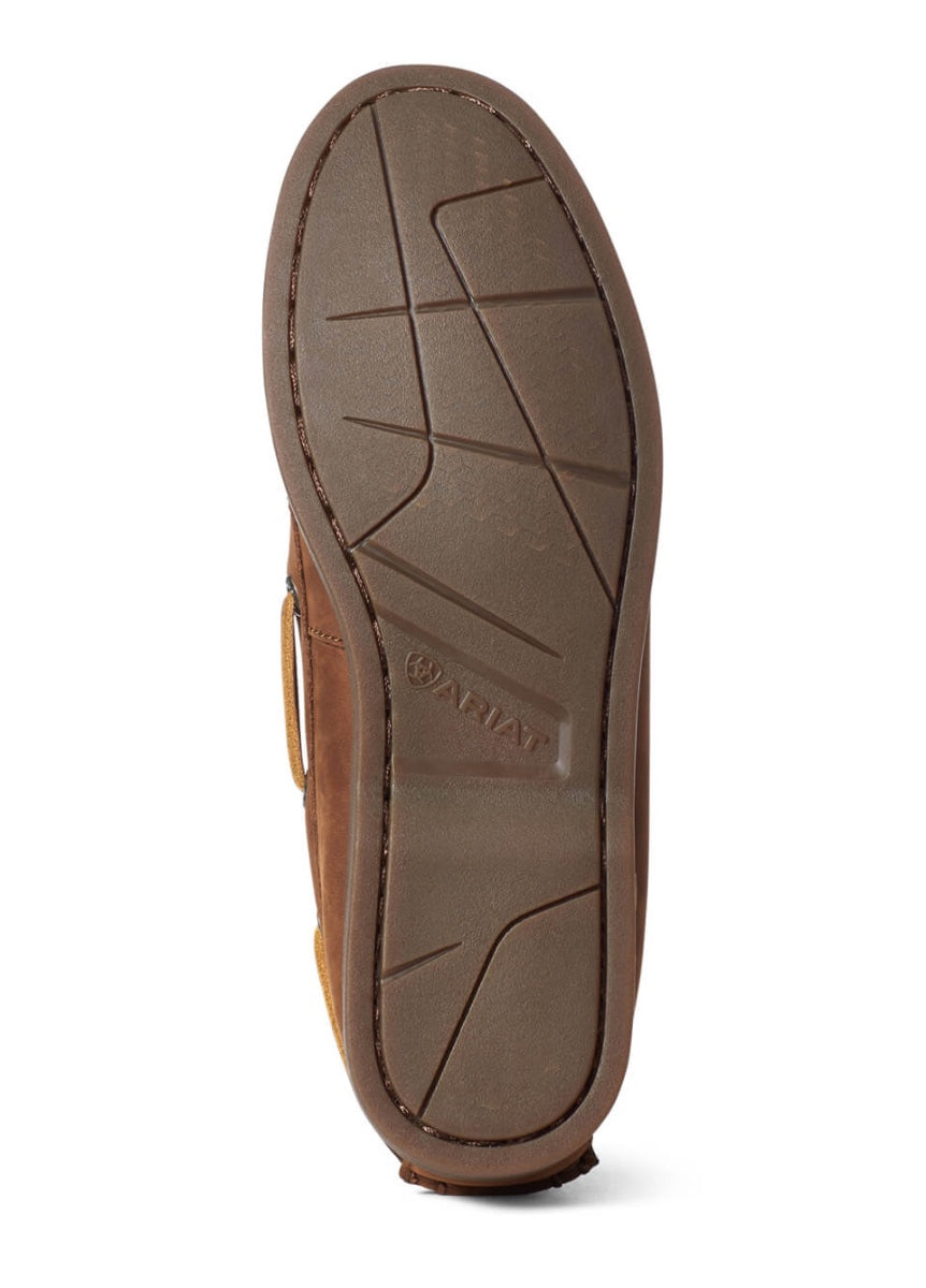 Ariat Antigua Boat Shoe - Walnut