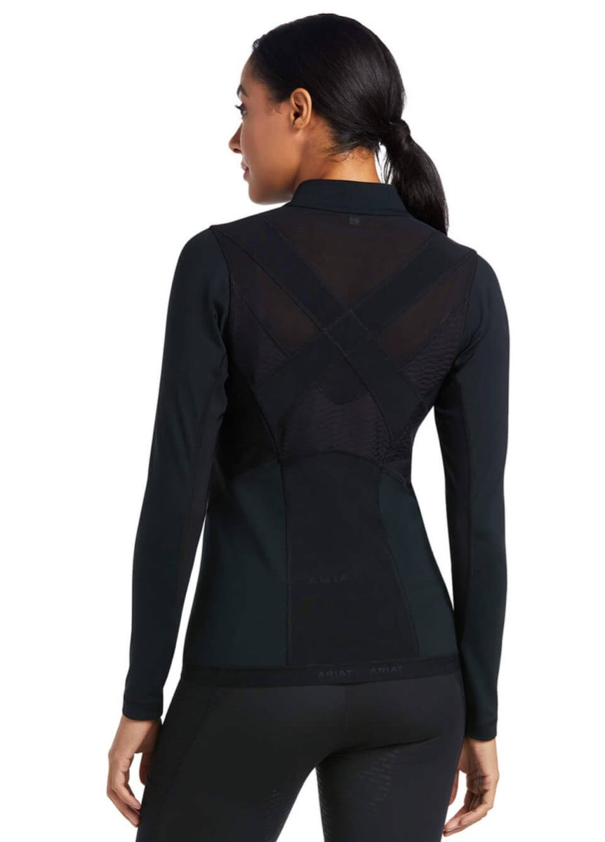 Ariat Ascent 1/4 Zip Baselayer - Black