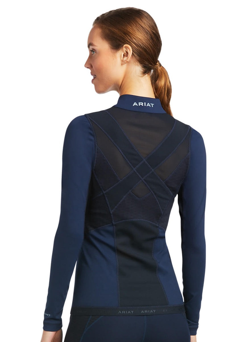 Ariat Ascent 1/4 Zip Baselayer - Navy