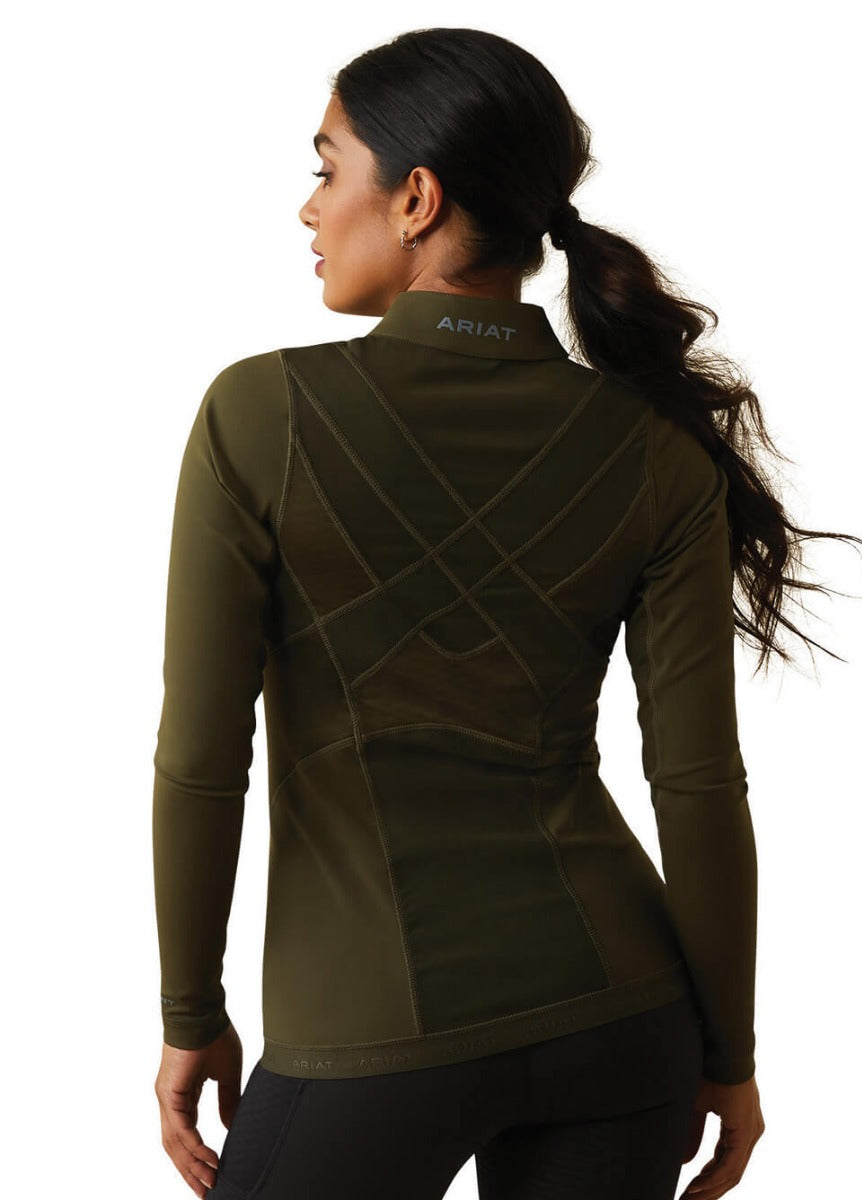 Ariat Ascent 1/4 Zip Baselayer - Relic