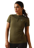 Ariat Ascent Crew Short Sleeve Baselayer - Relic
