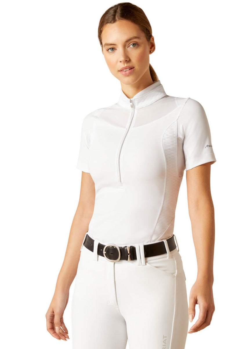 Ariat Ascent S/S Show Shirt - White