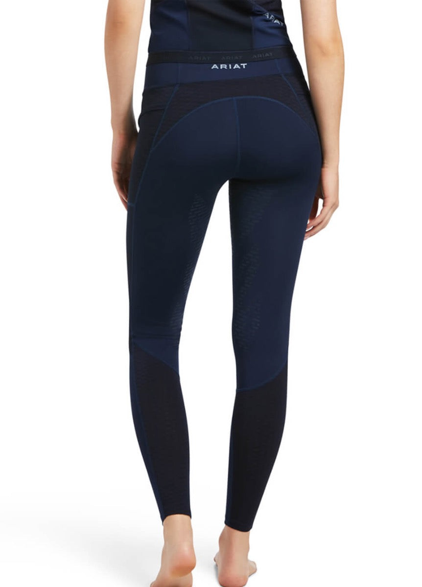 Ariat Ascent Half Grip Tights - Navy