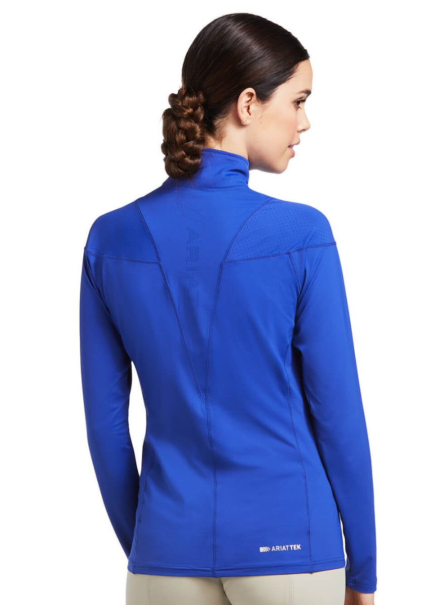 Ariat Auburn 1/4 Zip Baselayer - Mazarine Blue