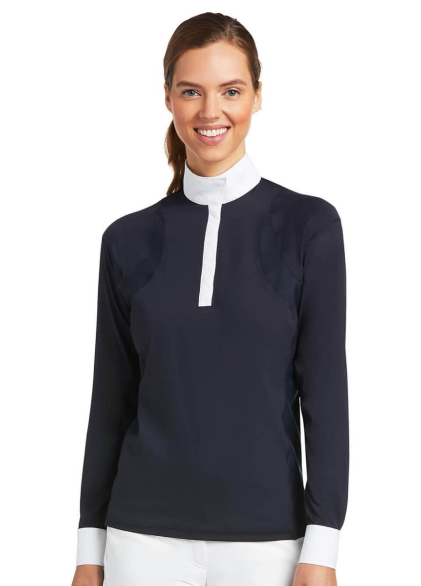 Ariat Auburn L/S Show Shirt - Navy