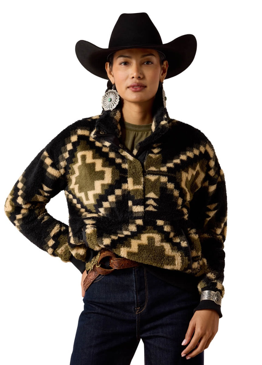 Ariat Berber Sweatshirt - Gambit Southwest Print