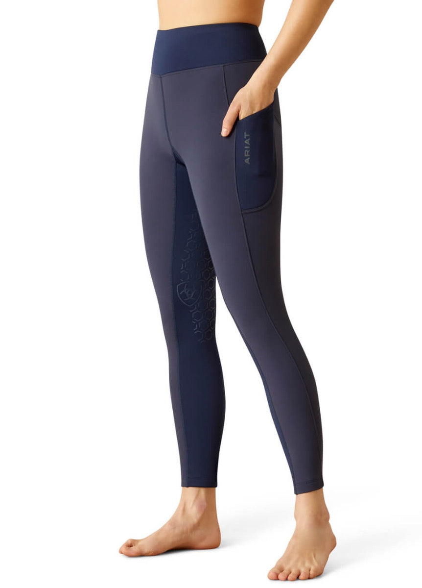 Ariat Boreas Half Grip Tights - Navy