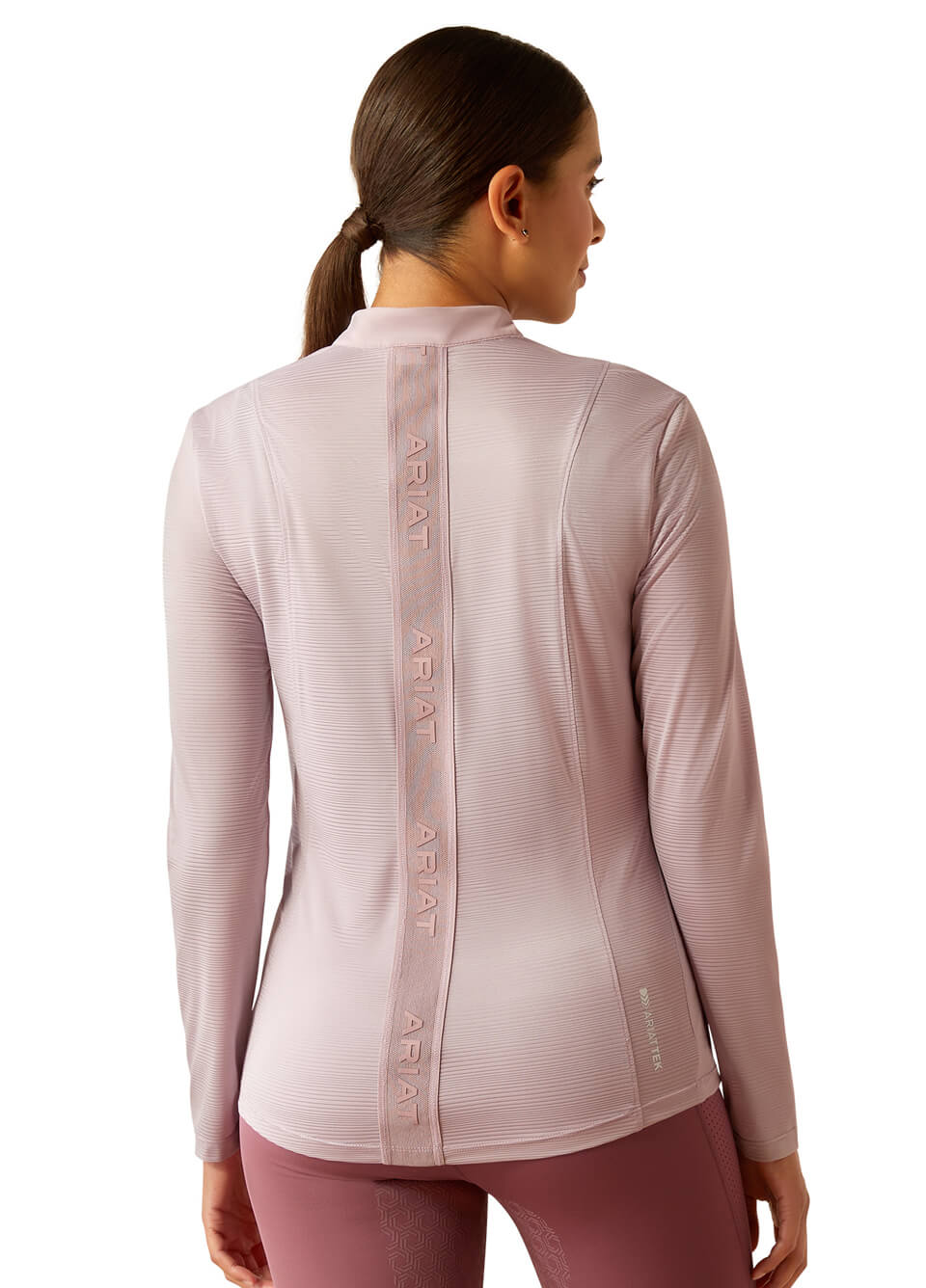 Ariat Breathe 1/4 Zip Baselayer - Sea Fog