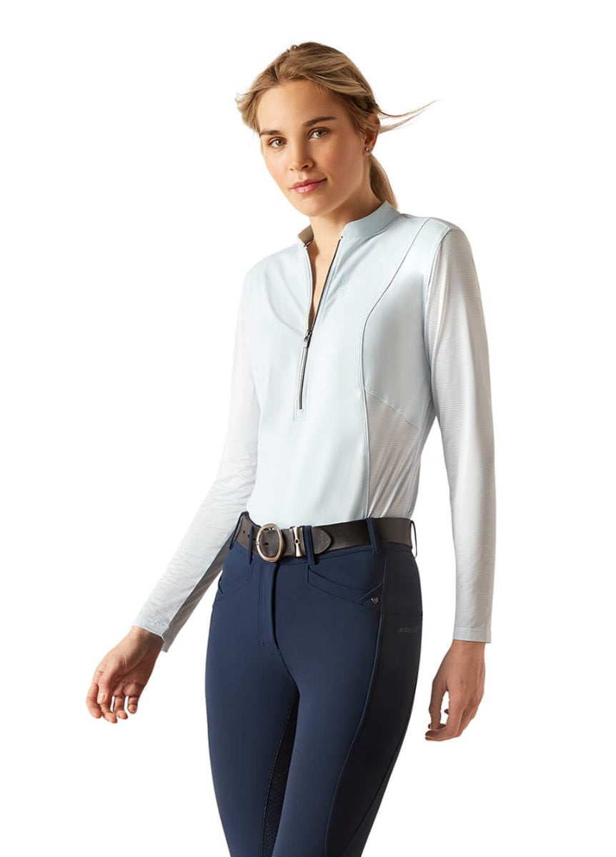 Ariat Breathe 1/4 Zip Baselayer - Skyride