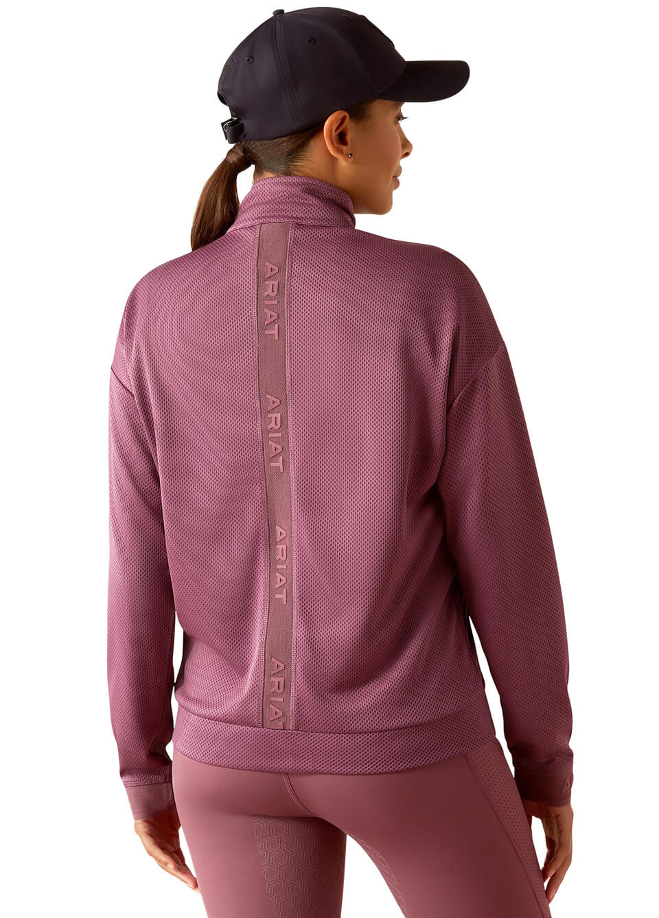 Ariat Breathe 1/2 Zip Sweatshirt - Tulipwood