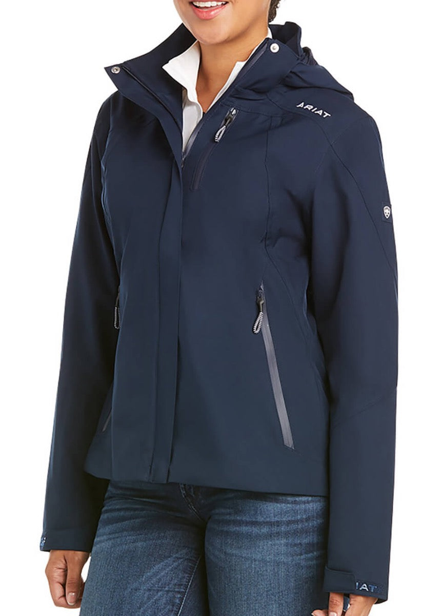 Ariat Womens Coastal Waterproof Jacket - Navy