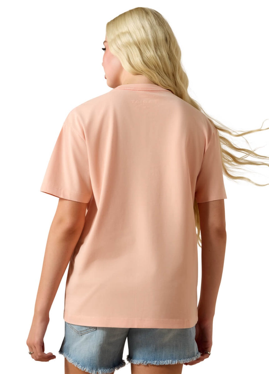 Ariat Cowgirl at Heart T-Shirt - Tropical Peach