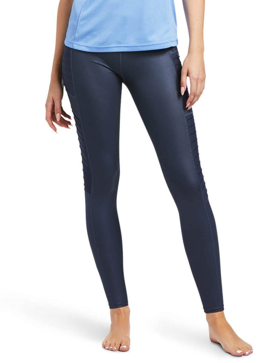 Ariat EOS Moto Full Seat Tights - Blue Nights