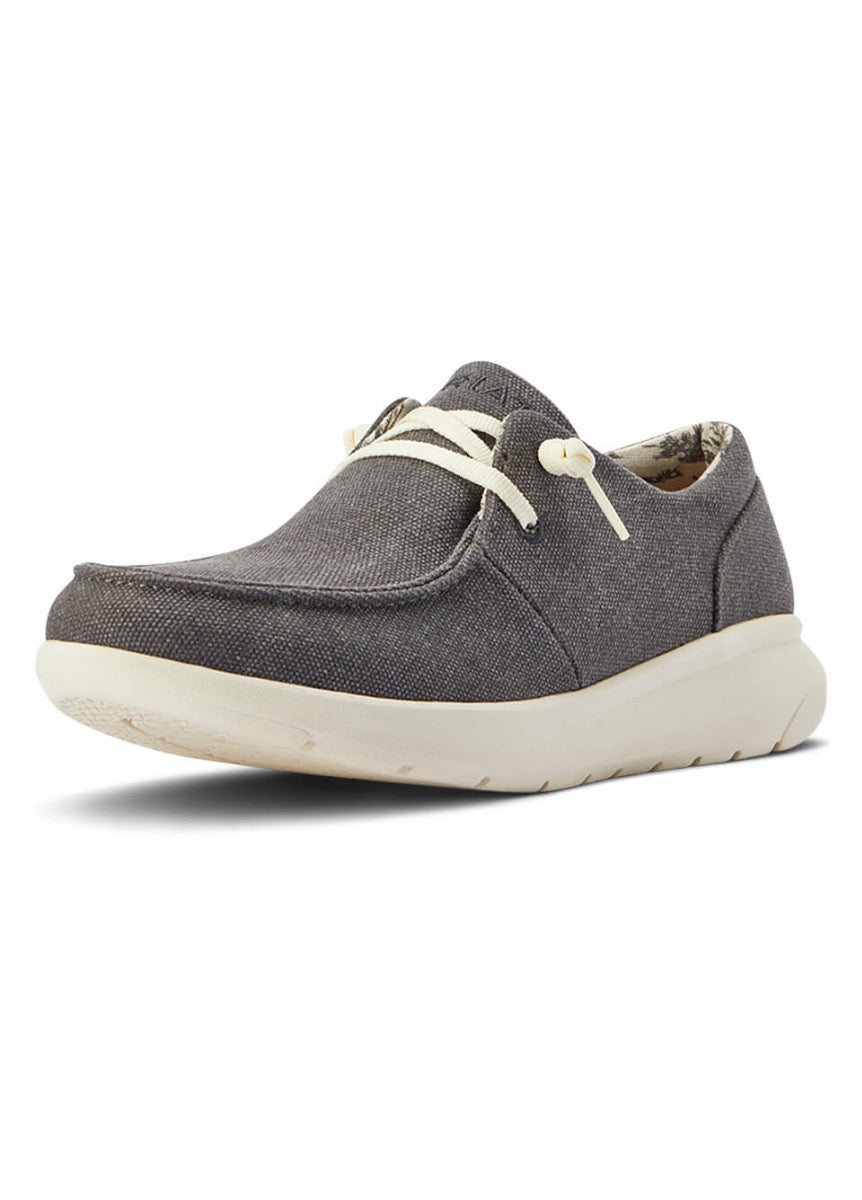 Ariat Womens Hilo Casual Shoe - Washed Black