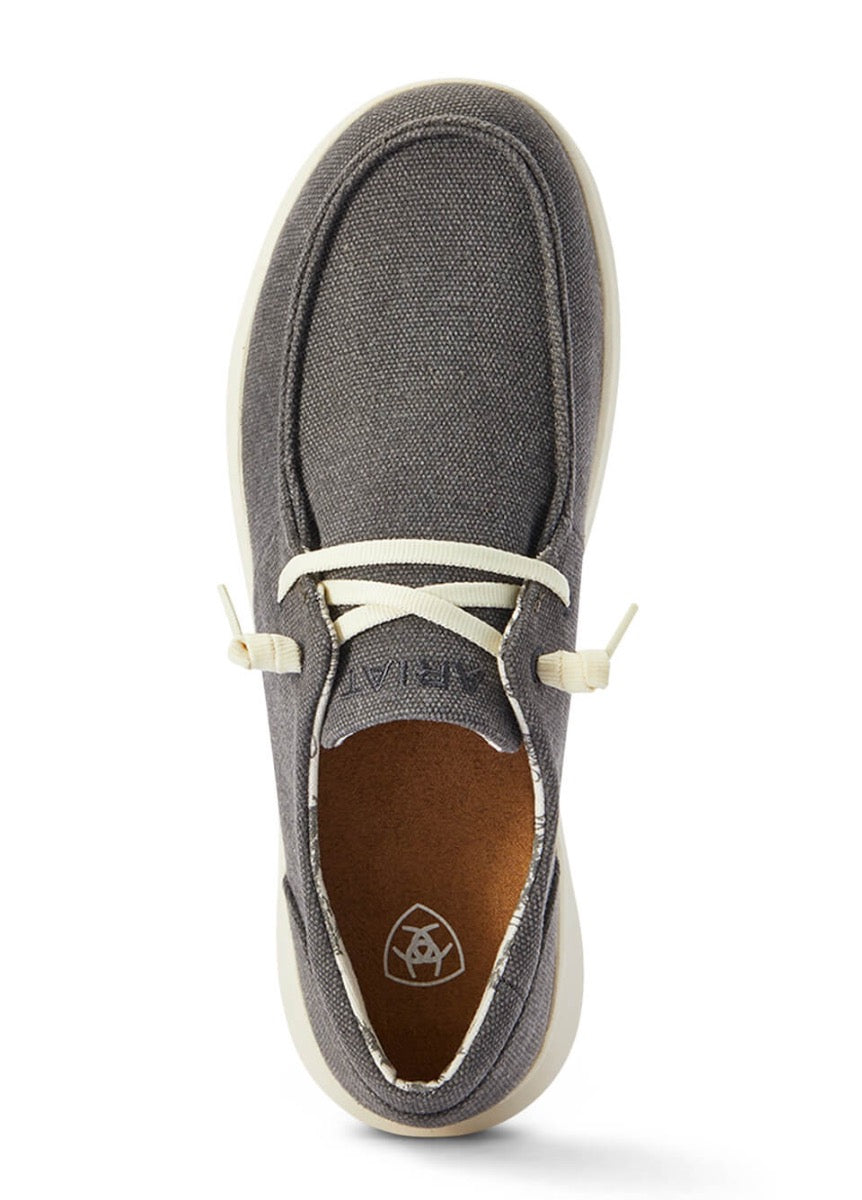 Ariat Womens Hilo Casual Shoe - Washed Black