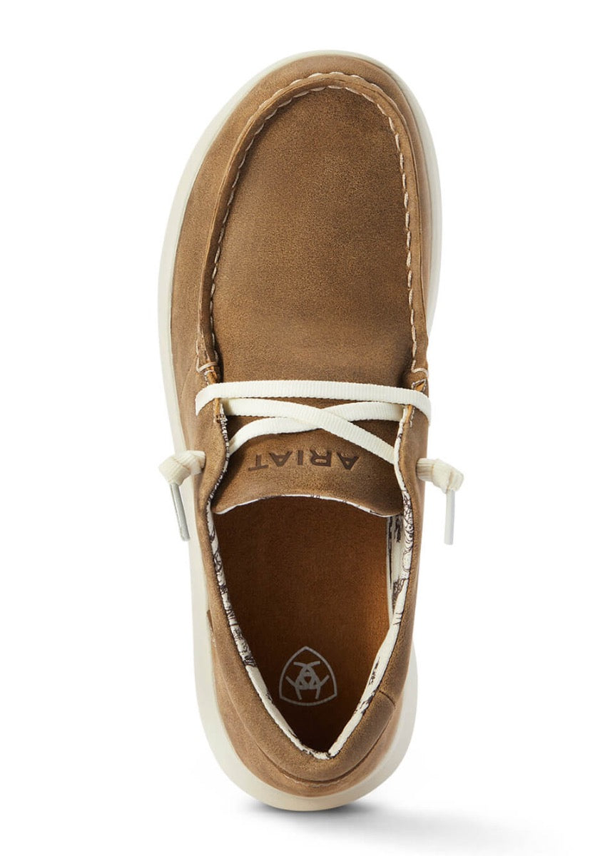 Ariat Womens Hilo Casual Shoe - Brown Bomber