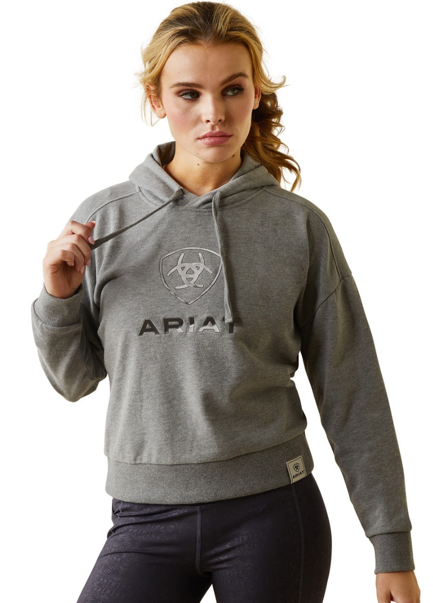 Ariat Just Hoodie - Heather Grey