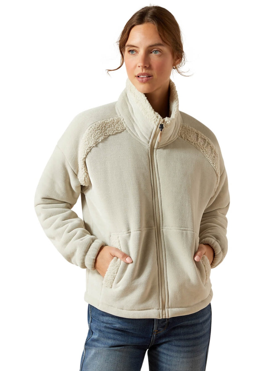 Ariat Lafayette Full Zip Fleece - Pelican