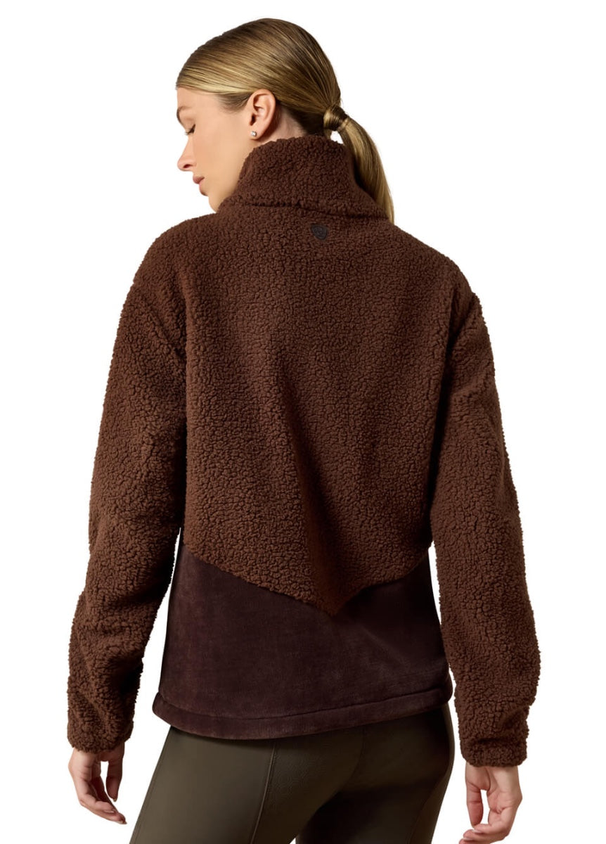 Ariat Laviolette Full Zip Sweatshirt - Chocolate Plum