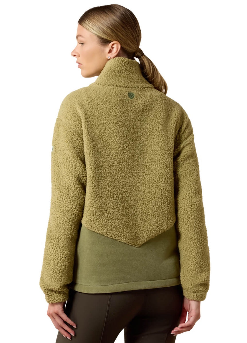 Ariat Laviolette Full Zip Sweatshirt - Oil Green