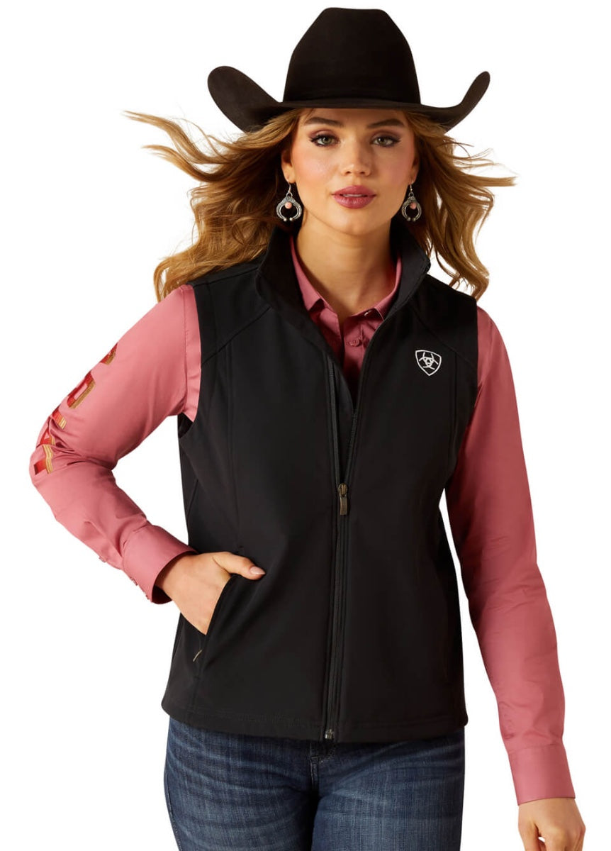 Ariat Logo Softshell Gilet - Black