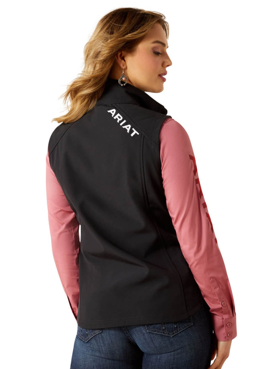 Ariat Logo Softshell Gilet - Black