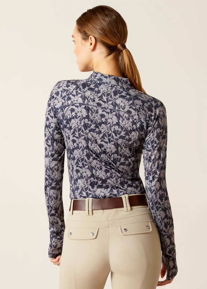 Ariat Lowell 2.0 1/4 Zip Baselayer - Block Flower