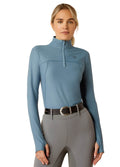 Ariat Lowell 3.0 1/4 Zip Baselayer - Bluestone