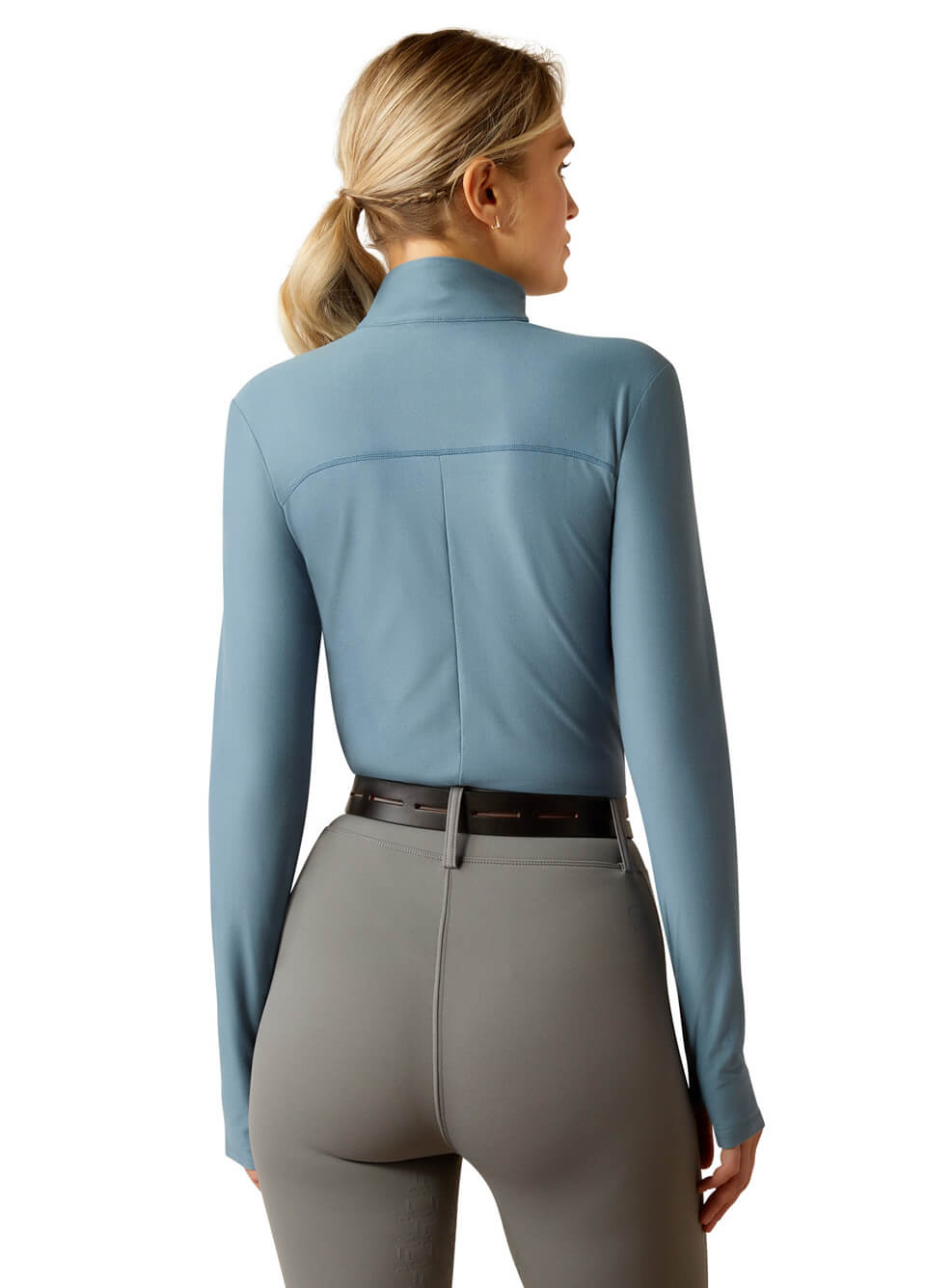 Ariat Lowell 3.0 1/4 Zip Baselayer - Bluestone