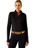 Ariat Lucent 1/4 Zip Baselayer - Black