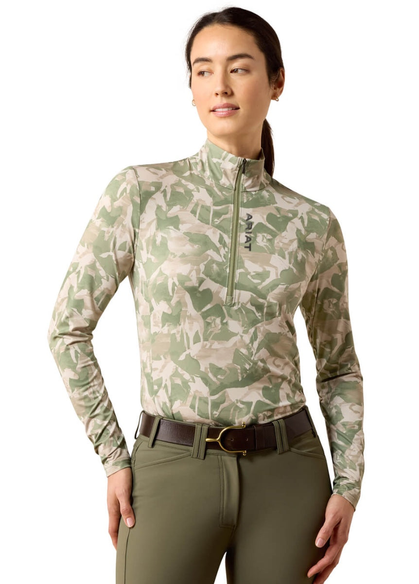 Ariat Lunaveil LS Base Layer - Olive Coincide