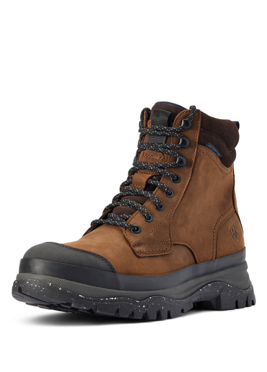 Ariat Mens Moresby Waterproof Boot - Oily Distressed Brown