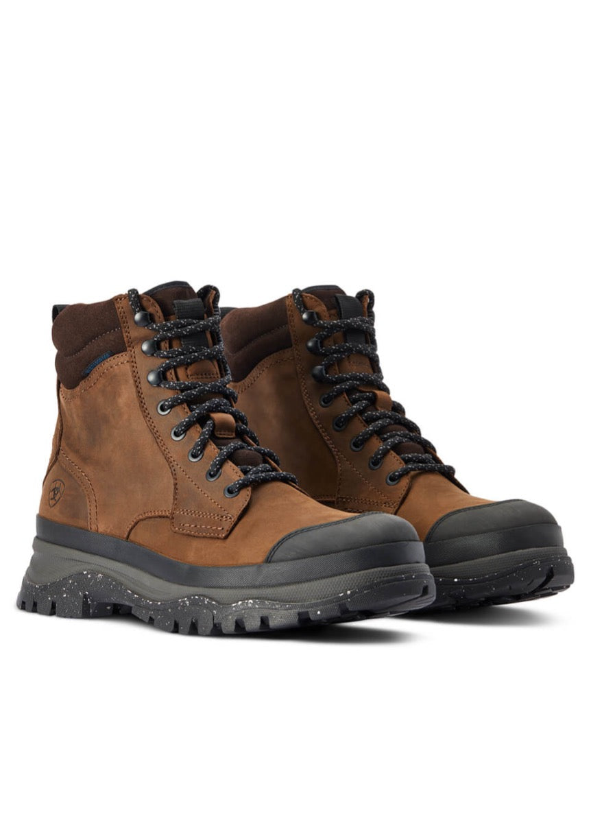 Ariat Mens Moresby Waterproof Boot - Oily Distressed Brown
