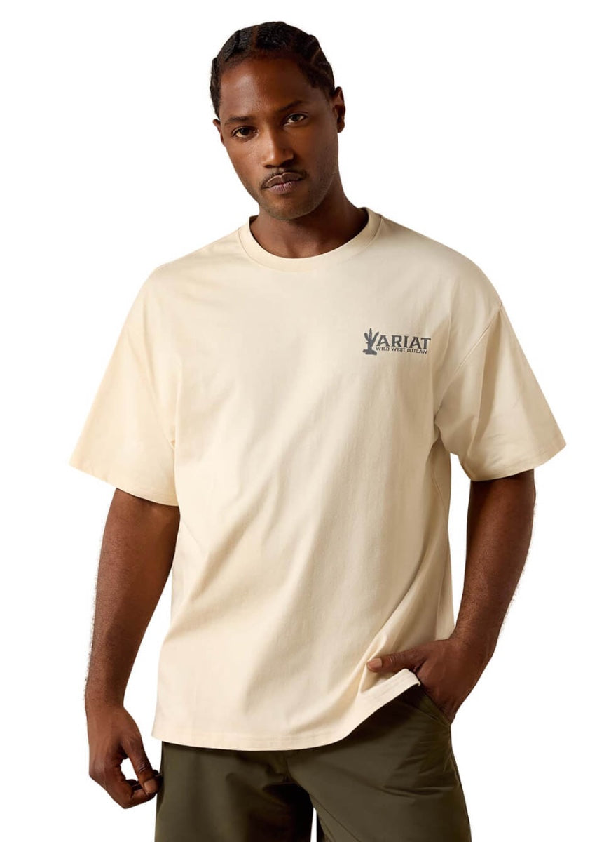 Ariat Mens The Wicked Boxy T-Shirt - Sandshell
