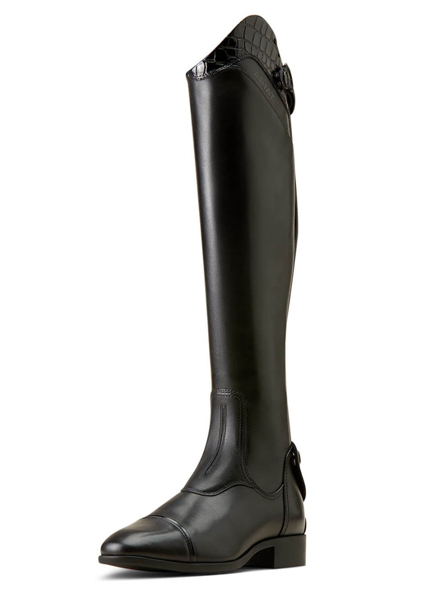 Ariat Palisade Show Boot - Black/Croc