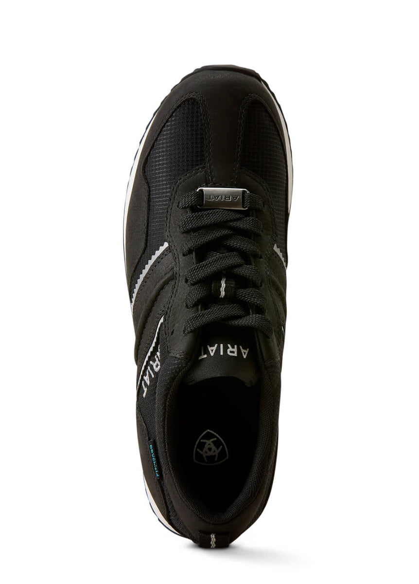 Ariat Women's Ranch Runner Waterproof Trainer - Carbon Black
