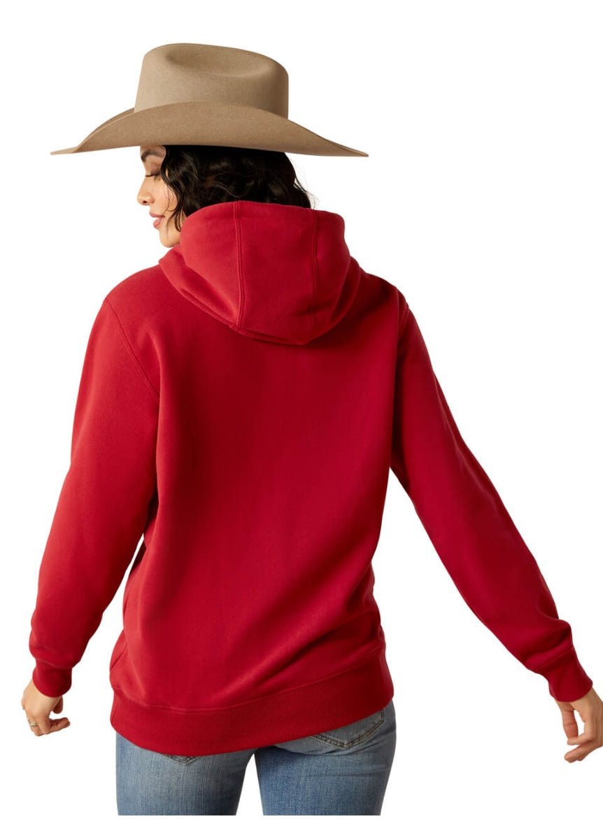 Ariat Ranch Goods Hoodie - Rio Red