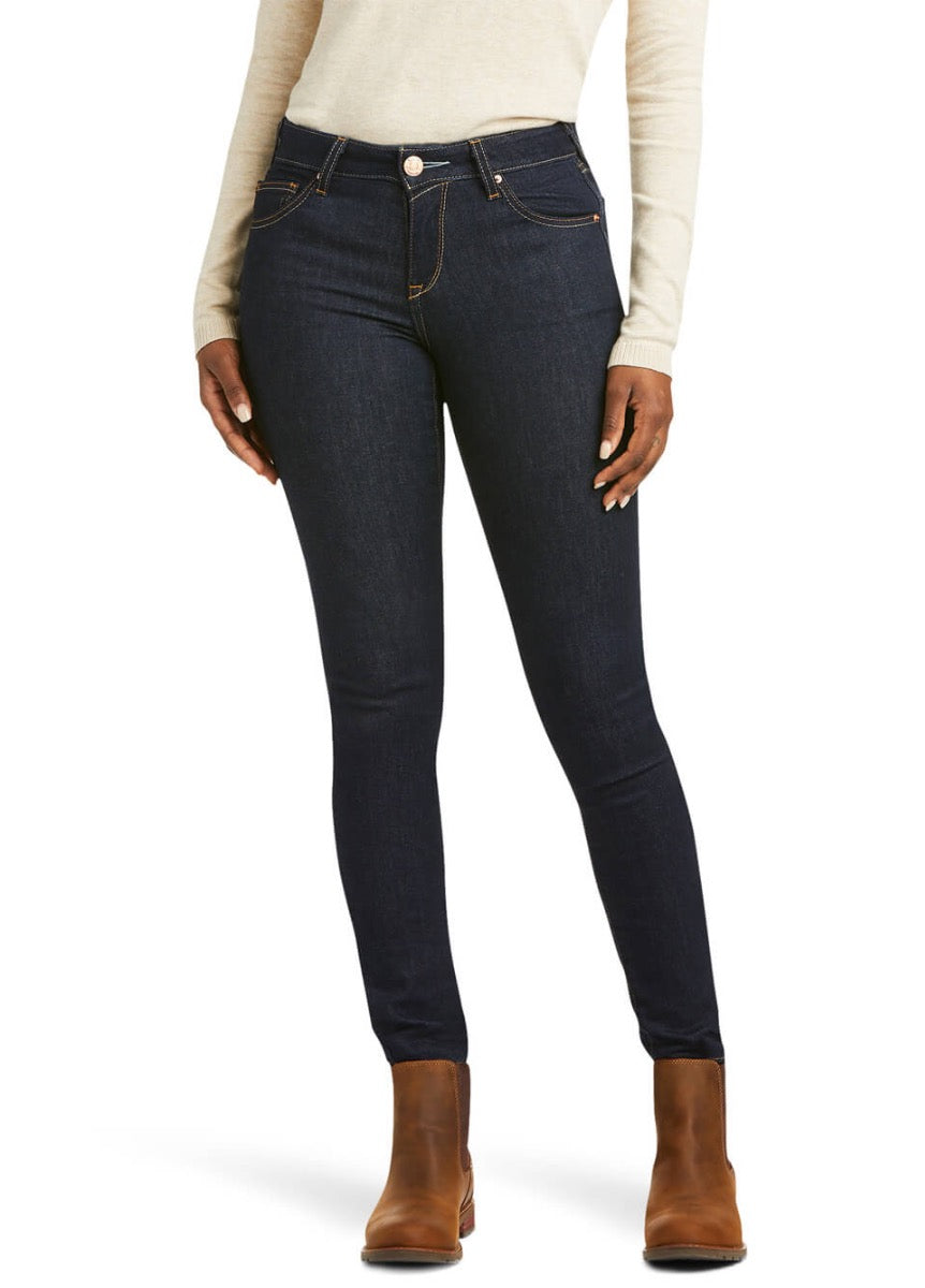 Ariat Ultra Stretch Perfect Rise Sidewinder Skinny Jean - Rinse