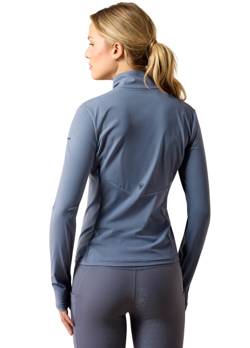 Ariat SolVeil 1/2 Zip Baselayer - Grisaille
