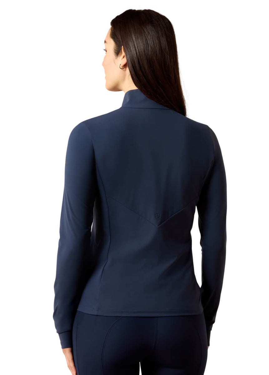 Ariat SolVeil 1/2 Zip Baselayer - Navy Eclipse