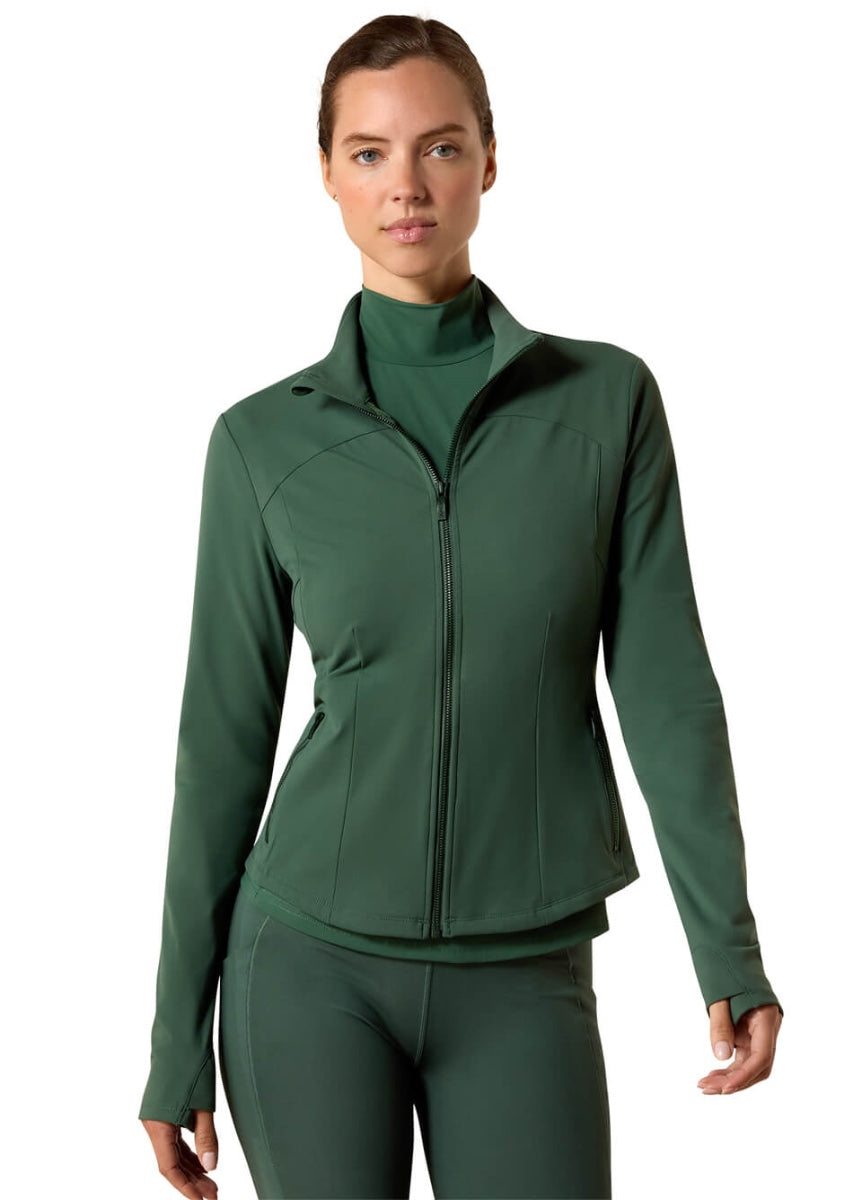 Ariat SolVeil Full Zip Sweatshirt - Monstera