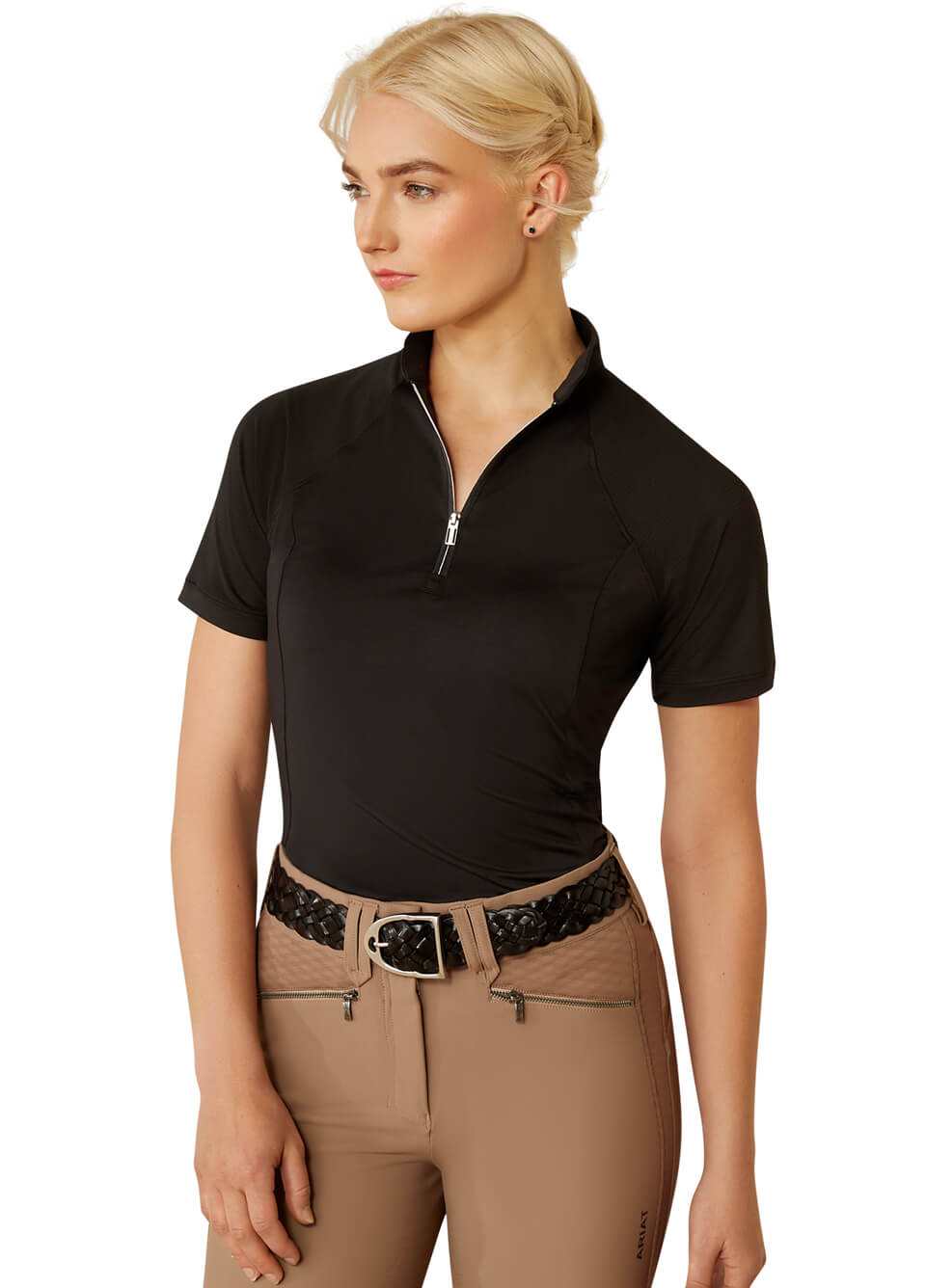 Ariat Soquel 1/4 Zip Baselayer - Black