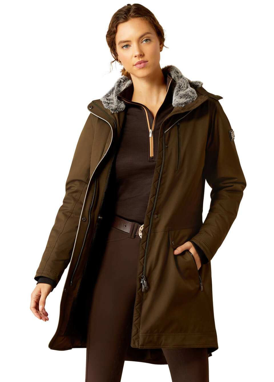 Ariat Tempest Insulated Waterproof Parka - Relic