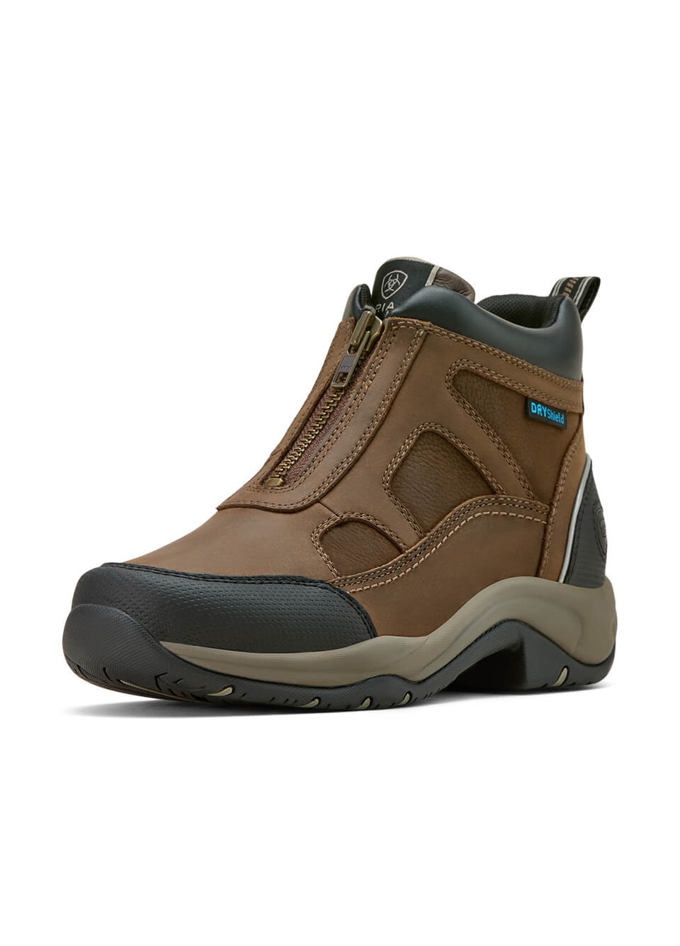 Ariat New Terrain H2O Zip Boot - Palm Brown