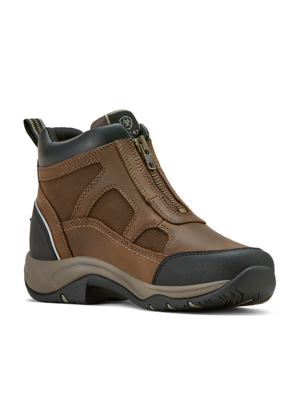 Ariat New Terrain H2O Zip Boot - Palm Brown