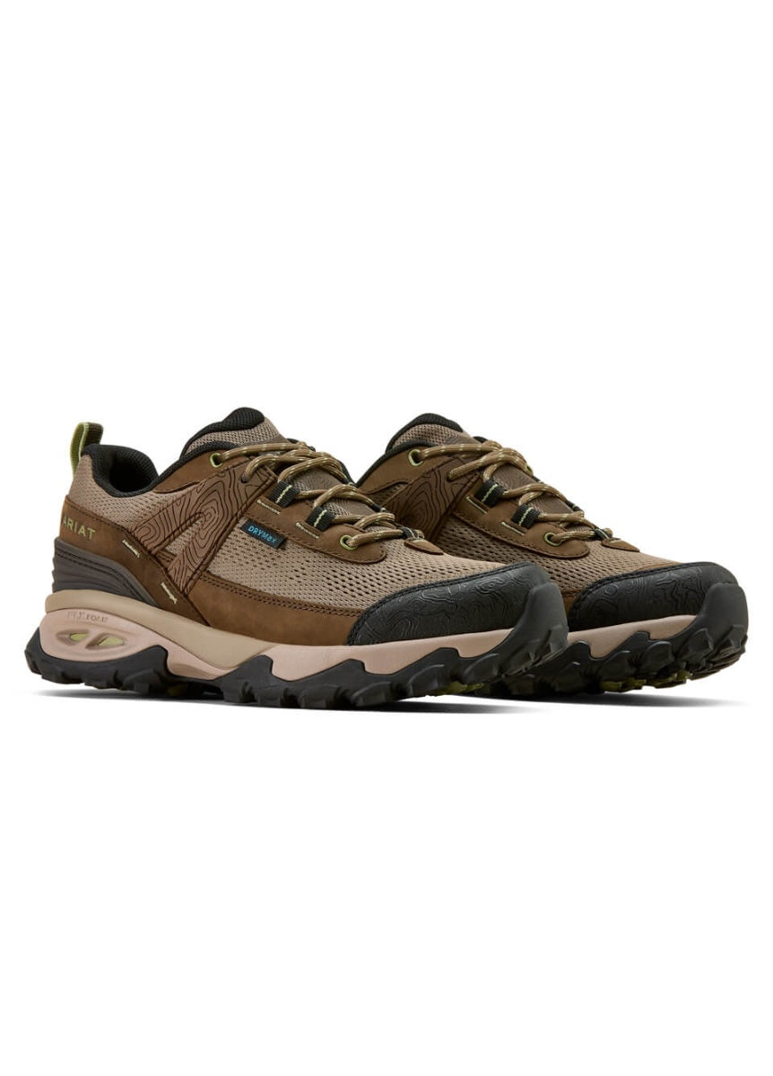Ariat Traverse Low Waterproof Hiking Shoe - Brown Bark